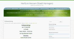 Desktop Screenshot of herfa.de